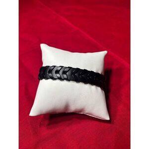 New! Decorative Leather Bracelet Men Wrap Handmade Wristband Adjustable